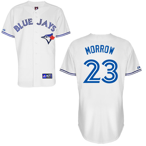 Brandon Morrow #23 Youth Baseball Jersey-Toronto Blue Jays Authentic Home White Cool Base MLB Jersey